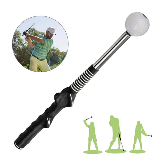 Retractable Golf Swing Training Aid