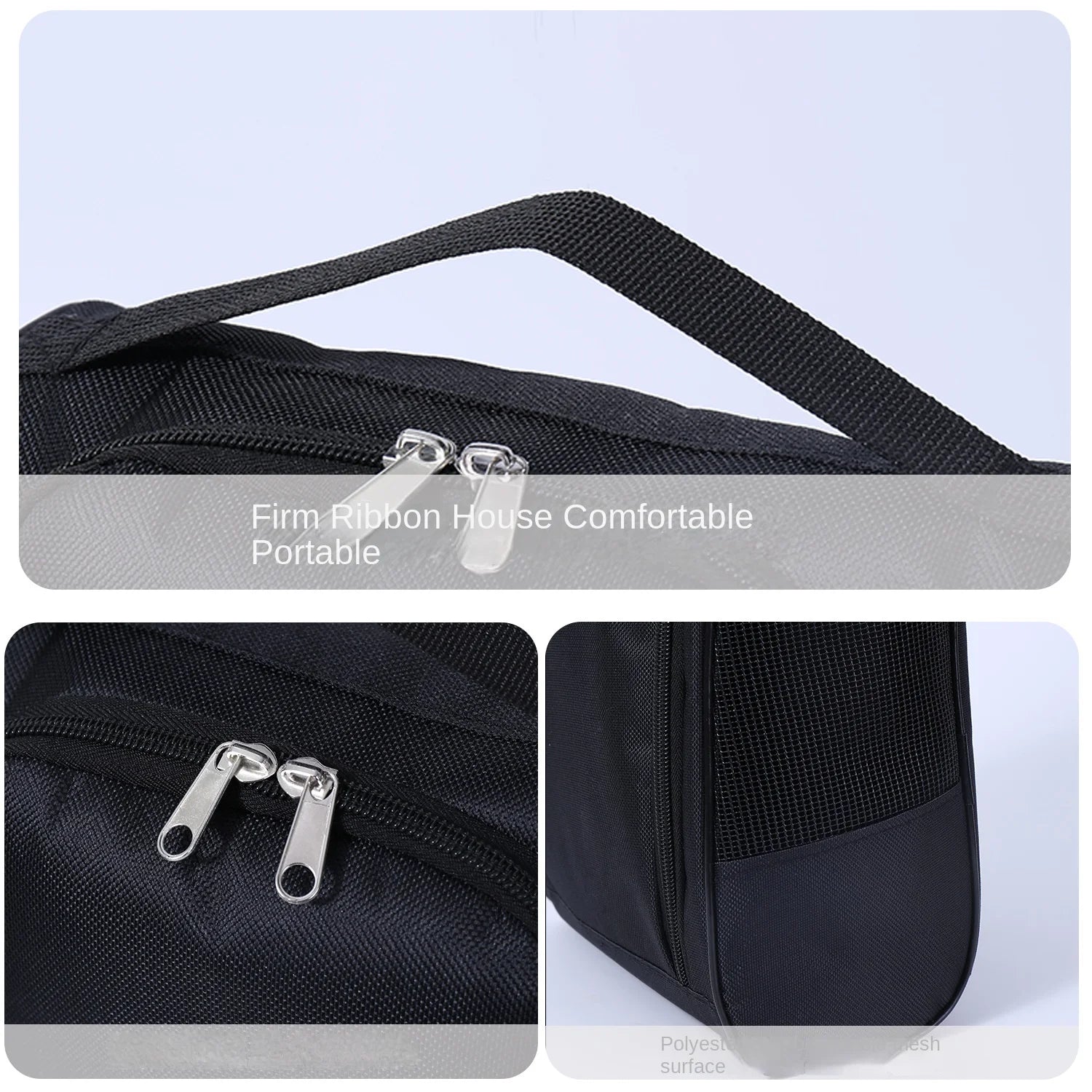 Portable Golf Shoe Bag Shoe Carrier Bags Breathable Lightweight Golf Handbag Dustproof Football Tennis Shoe Bag
