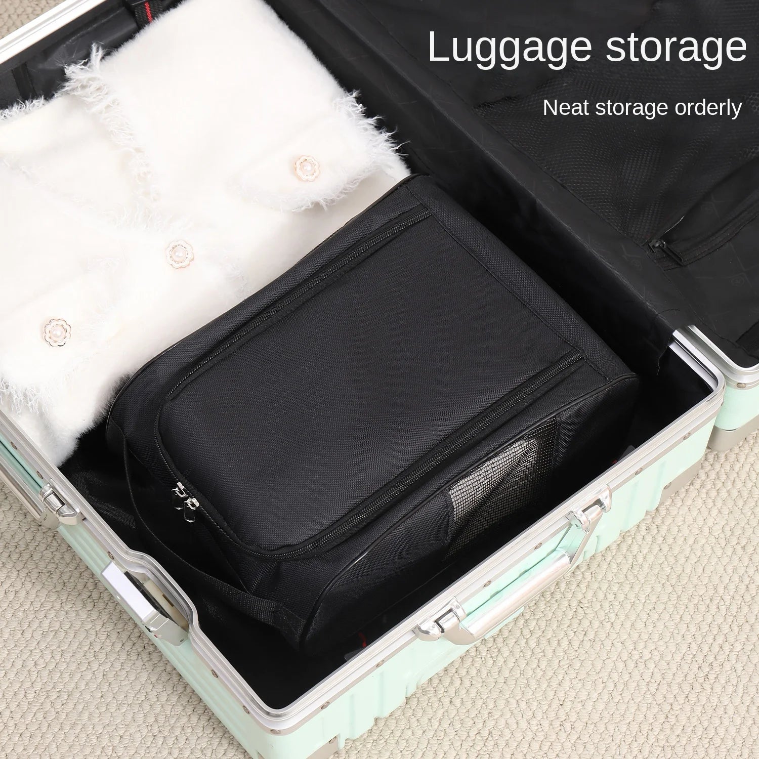 Portable Golf Shoe Bag Shoe Carrier Bags Breathable Lightweight Golf Handbag Dustproof Football Tennis Shoe Bag