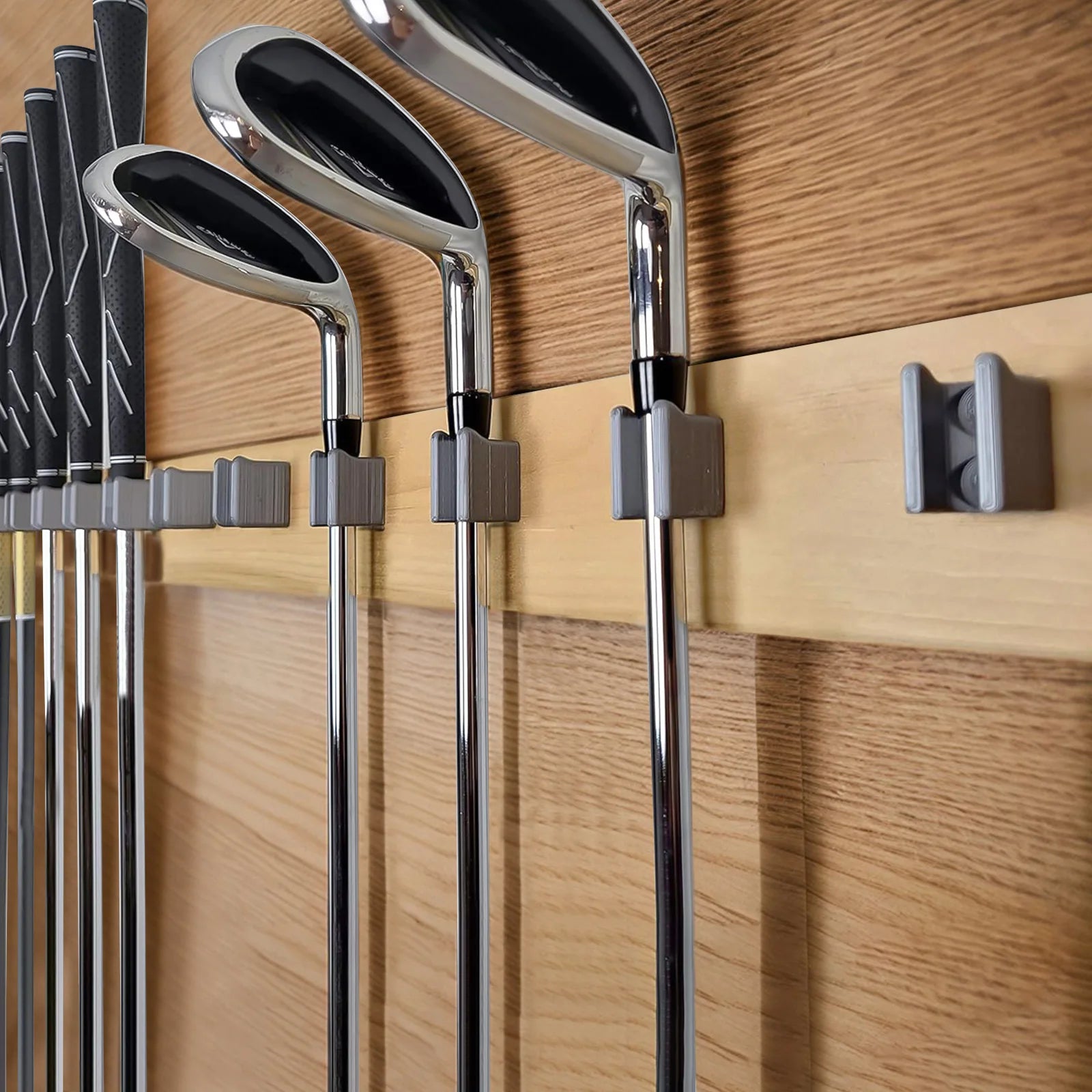 10 Golf Club Rack Holders for Hanging Storage Display & Wall Mount Organization