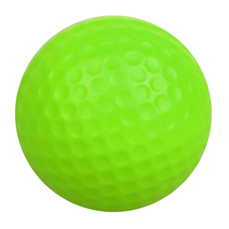 10Pcs Yellow Foam Golf Balls Sponge Elastic Indoor Outdoor Practice Training