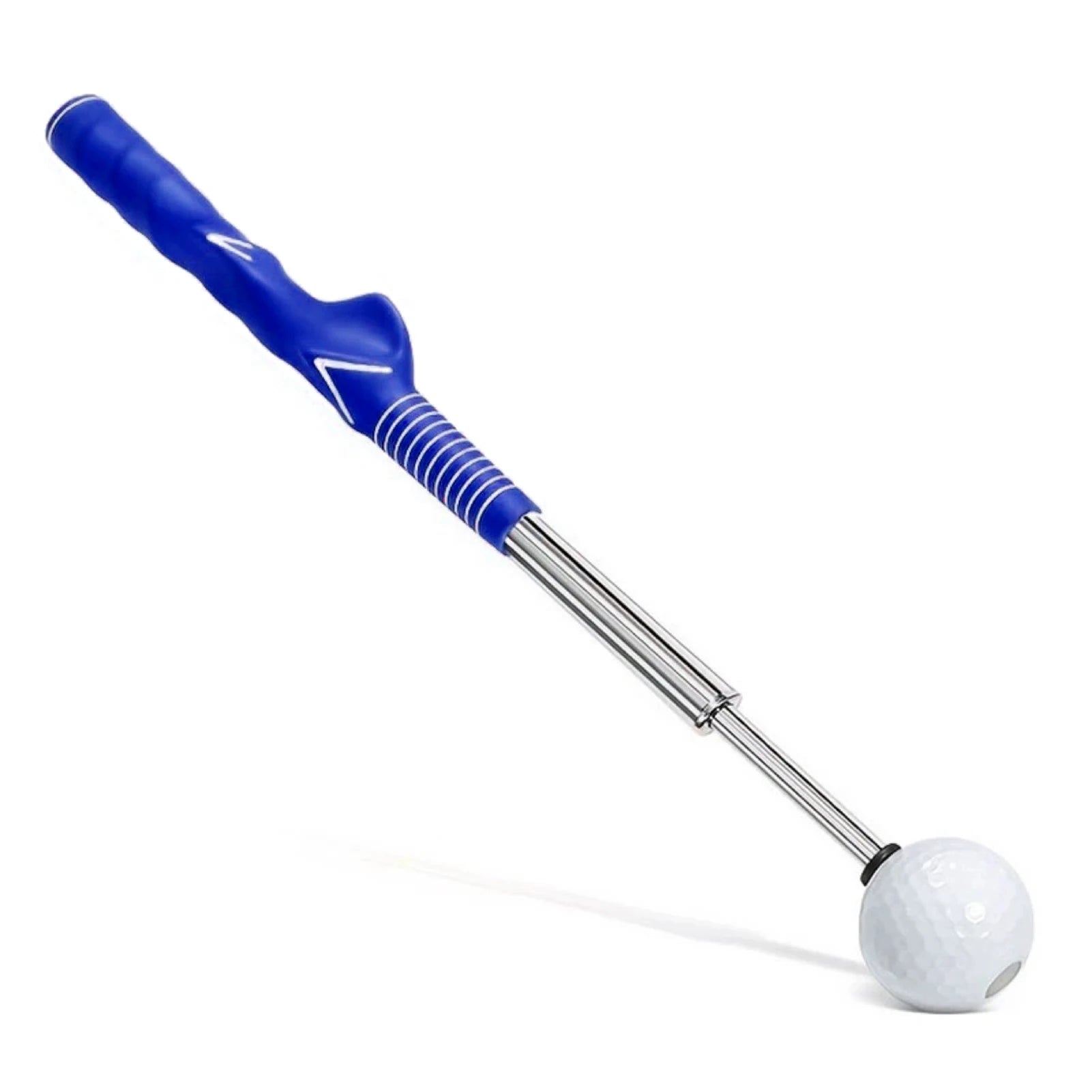 Retractable Golf Swing Training Aid Rhythm Click Sound Golf Grip Trainer Attachment for Indoor Practice Golf Accessories