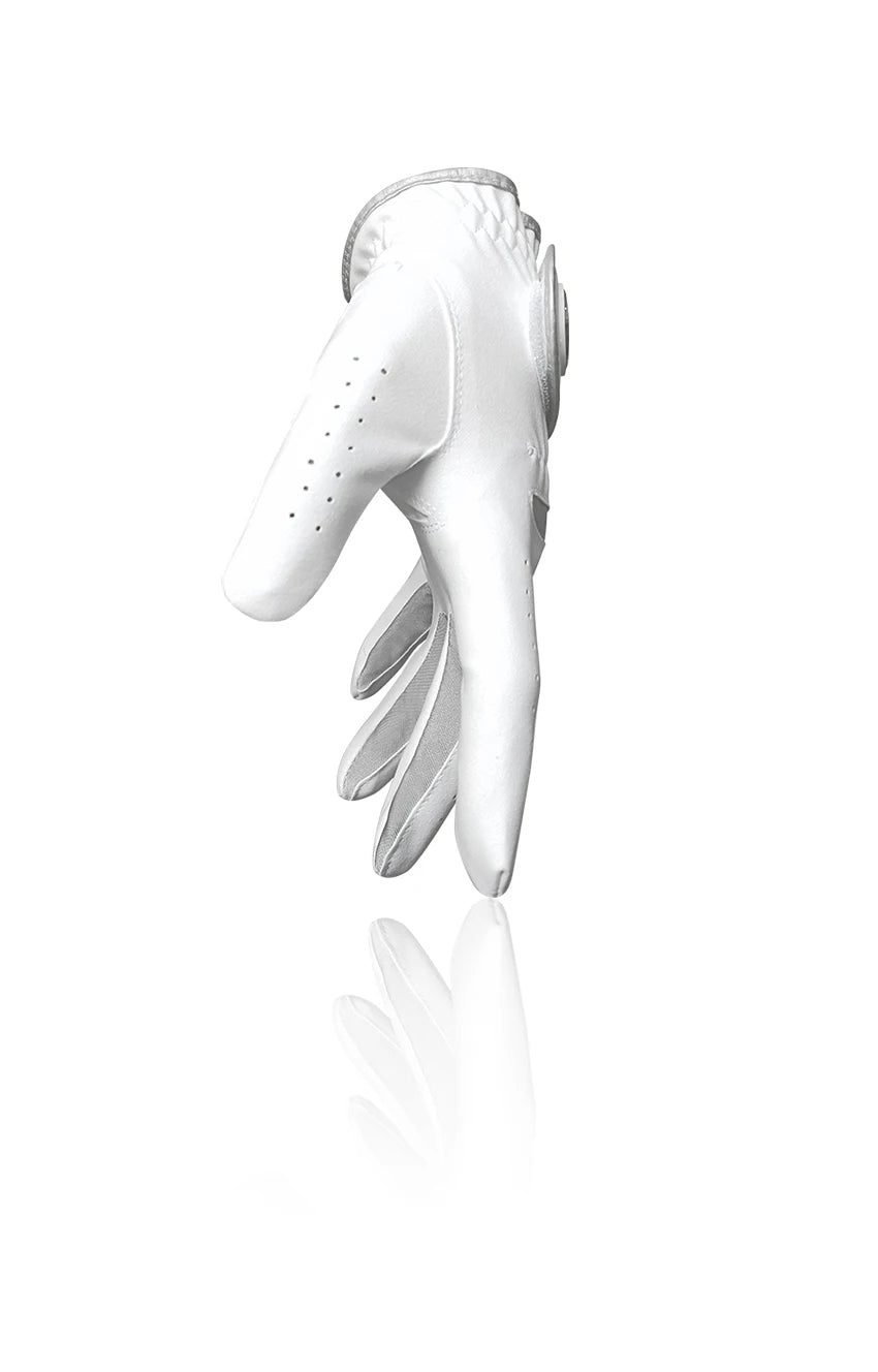 1 Piece Men Golf Glove Micro Soft Fabric Breathable Comfortable Fitting With Magnetic Marker Replaceable For Golfers