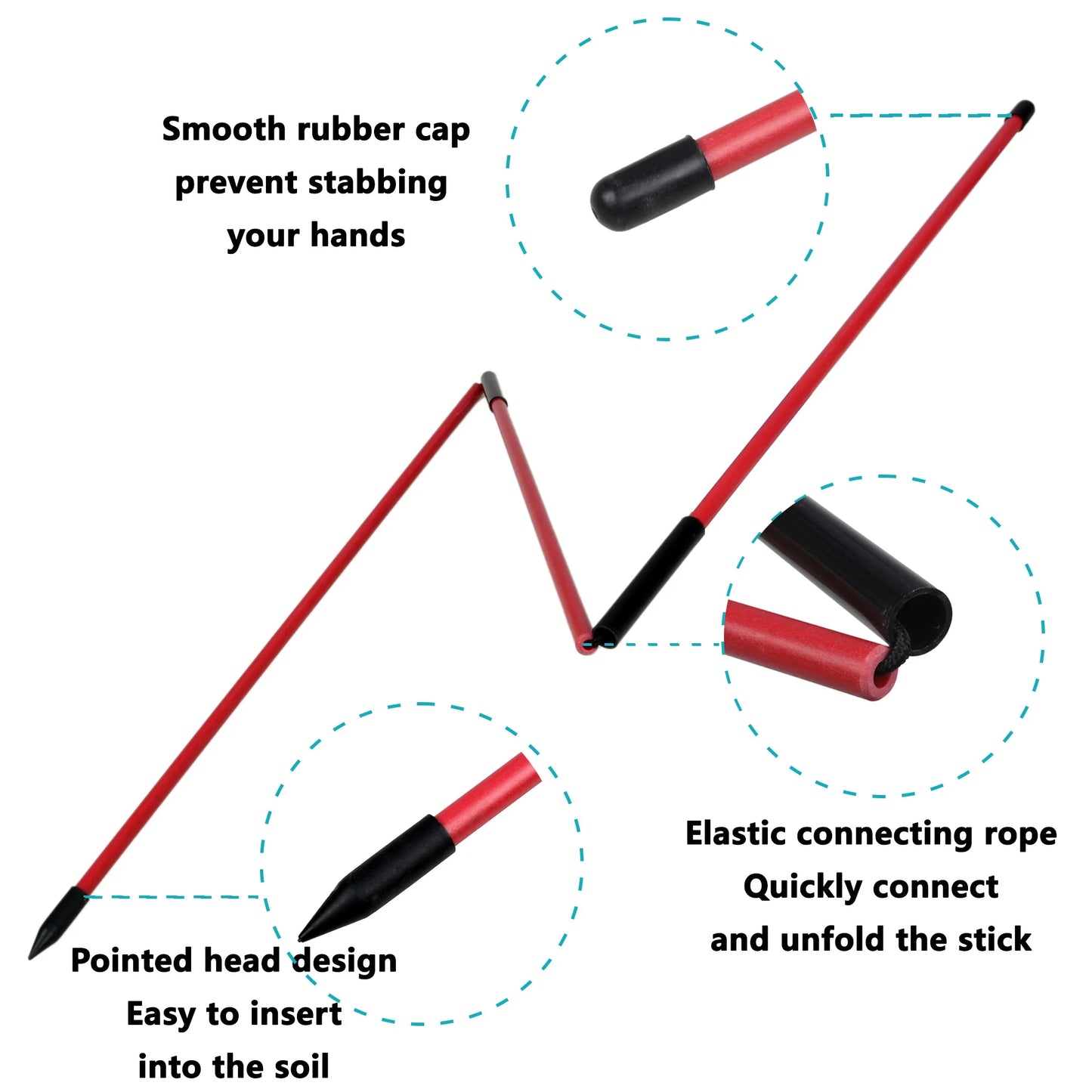 Golf Alignment Sticks 2 Sets