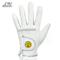 1 Piece Men Golf Glove Micro Soft Fabric Breathable Comfortable Fitting With Magnetic Marker Replaceable For Golfers