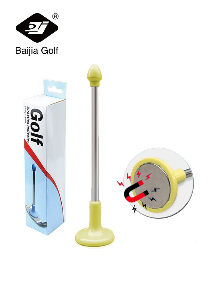 Lie angle adjustment tool for golf sticks, magnetic golf cutter, steering indicator, lighting stick for golf sticks