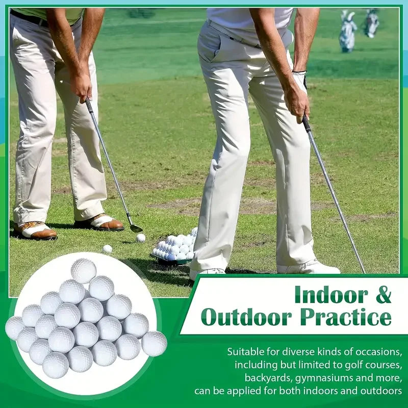 Golf Sarin three-layer practice ball wear-resistant and durable super distance 50 balls can be used outdoors and indoors