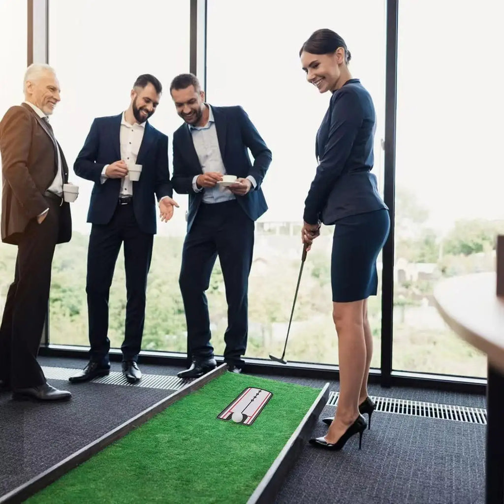 Golf Putting Mirror Training Aid for Beginners - Improve Your Putting Technique with This Essential Golf Training Tool