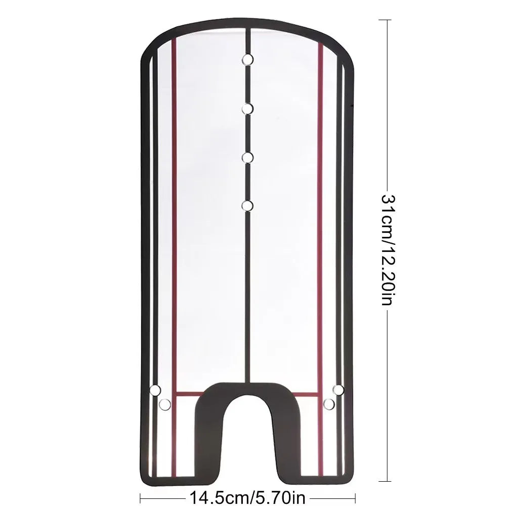 Golf Putting Mirror Training Aid for Beginners - Improve Your Putting Technique with This Essential Golf Training Tool