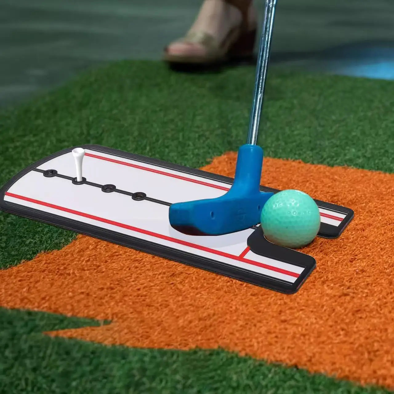 Golf Putting Mirror Training Aid for Beginners - Improve Your Putting Technique with This Essential Golf Training Tool