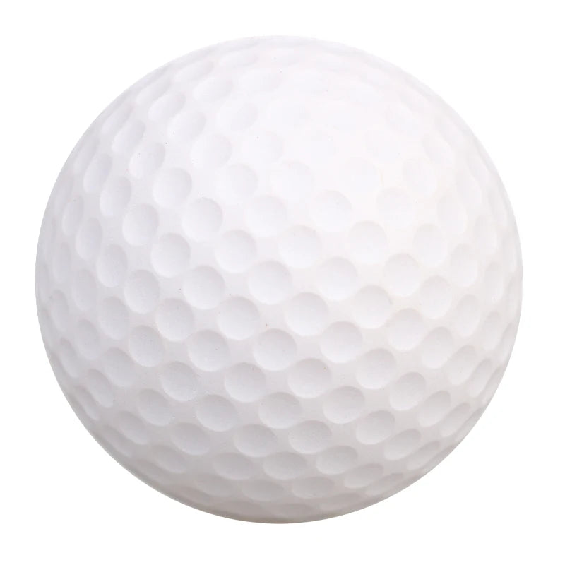 10Pcs Yellow Foam Golf Balls Sponge Elastic Indoor Outdoor Practice Training