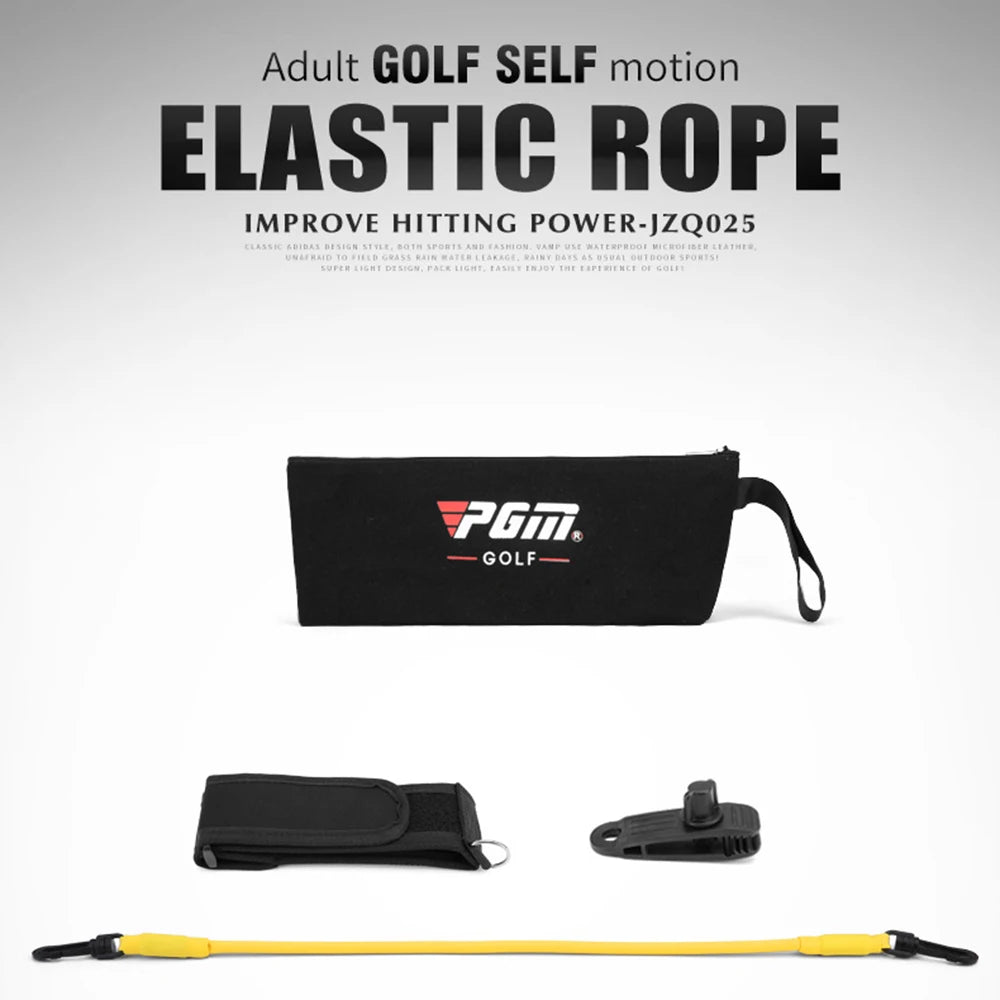 PGM Golf Swing Tension Belt Band Golf Swing Trainer Strength Trainer Action Supplies Golf Club Correction Strong Device
