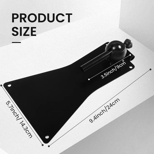 Durable Metal Golf Swing Trainer Practice Plate with Alignment Stick Indoor Backyard Outdoor Hitting Mat for Training
