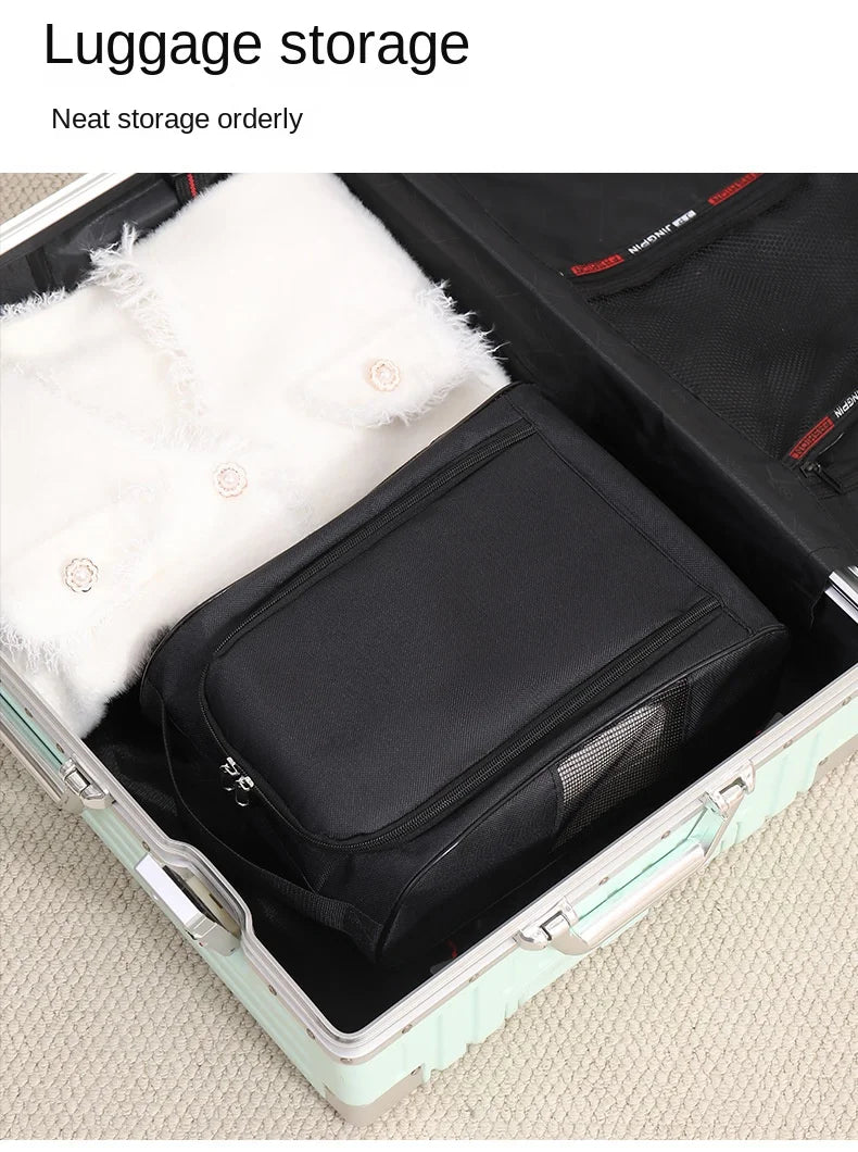 Portable Golf Shoe Bag Shoe Carrier Bags Breathable Lightweight Golf Handbag Dustproof Football Tennis Shoe Bag