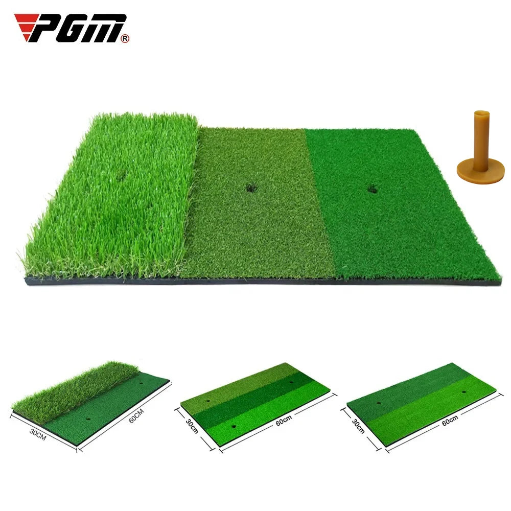 Golf Practice Mat With Tee