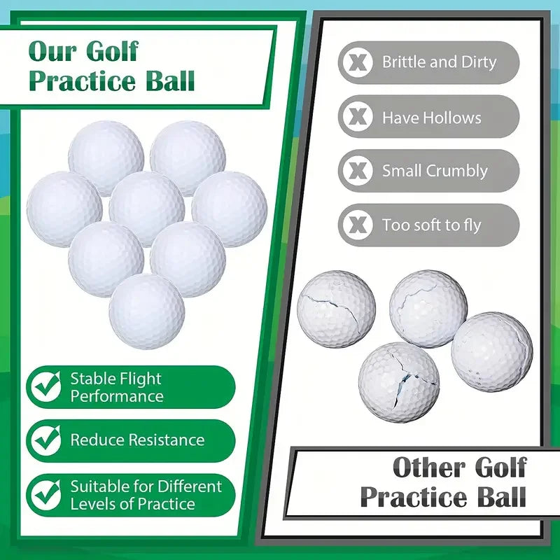 Golf Sarin three-layer practice ball wear-resistant and durable super distance 50 balls can be used outdoors and indoors
