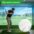 9.8x13ft Launch Monitor Projector Screen with Grommet Holes Golf Simulators Screen for Indoor/Home/Garage Training