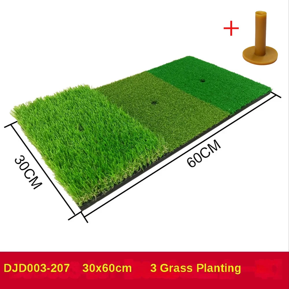 Golf Practice Mat With Tee