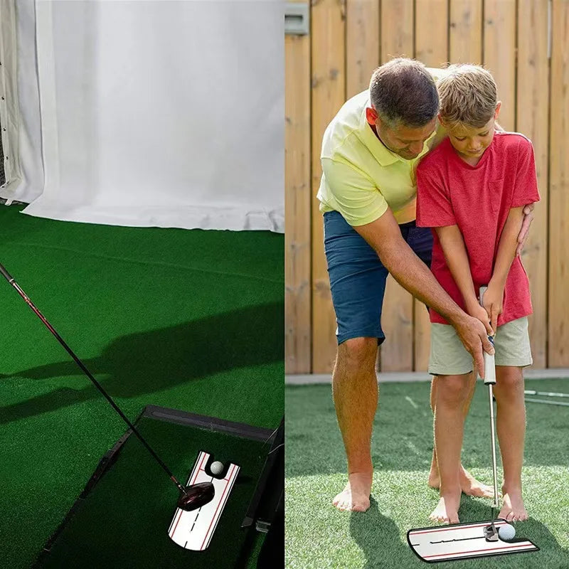 Golf Putting Mirror Training Aid for Beginners - Improve Your Putting Technique with This Essential Golf Training Tool
