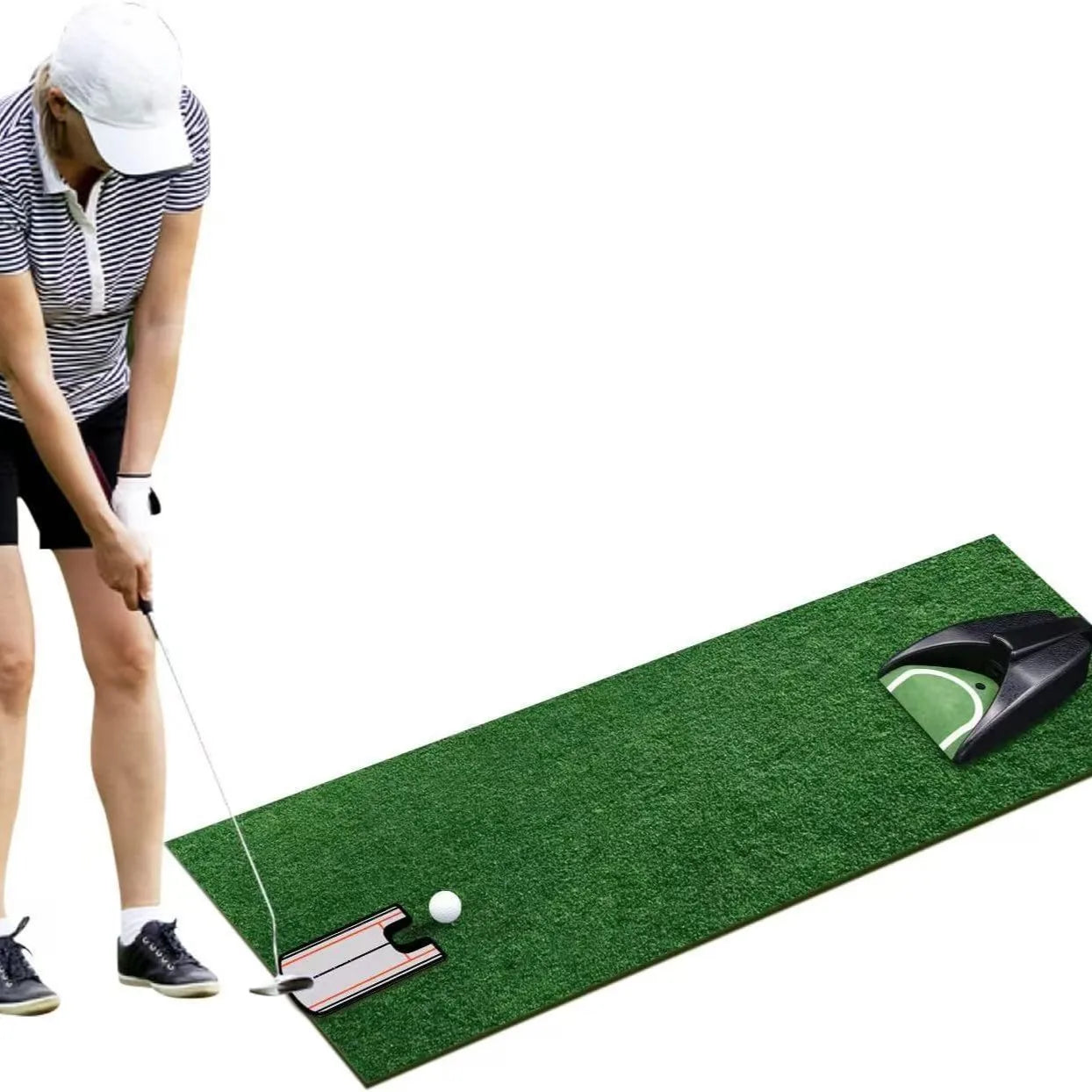 Golf Putting Mirror Training Aid for Beginners - Improve Your Putting Technique with This Essential Golf Training Tool