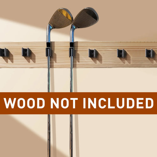 10 Golf Club Rack Holders for Hanging Storage Display & Wall Mount Organization