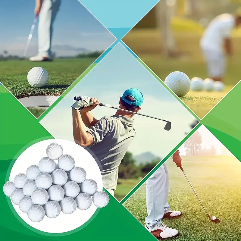 Golf Sarin three-layer practice ball wear-resistant and durable super distance 50 balls can be used outdoors and indoors